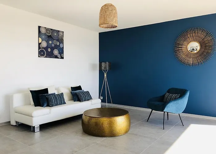 T3 Front De Dernier Etage Vue Petit Havre De Paix Pour Vos Emplacement Unique Vue Panoramique A 180 Degres Pour Ce T3 En Face De La Front De Vue Sur Les Iles 5 Et Dernier Etage Avec Ascenseur 勒拉旺杜